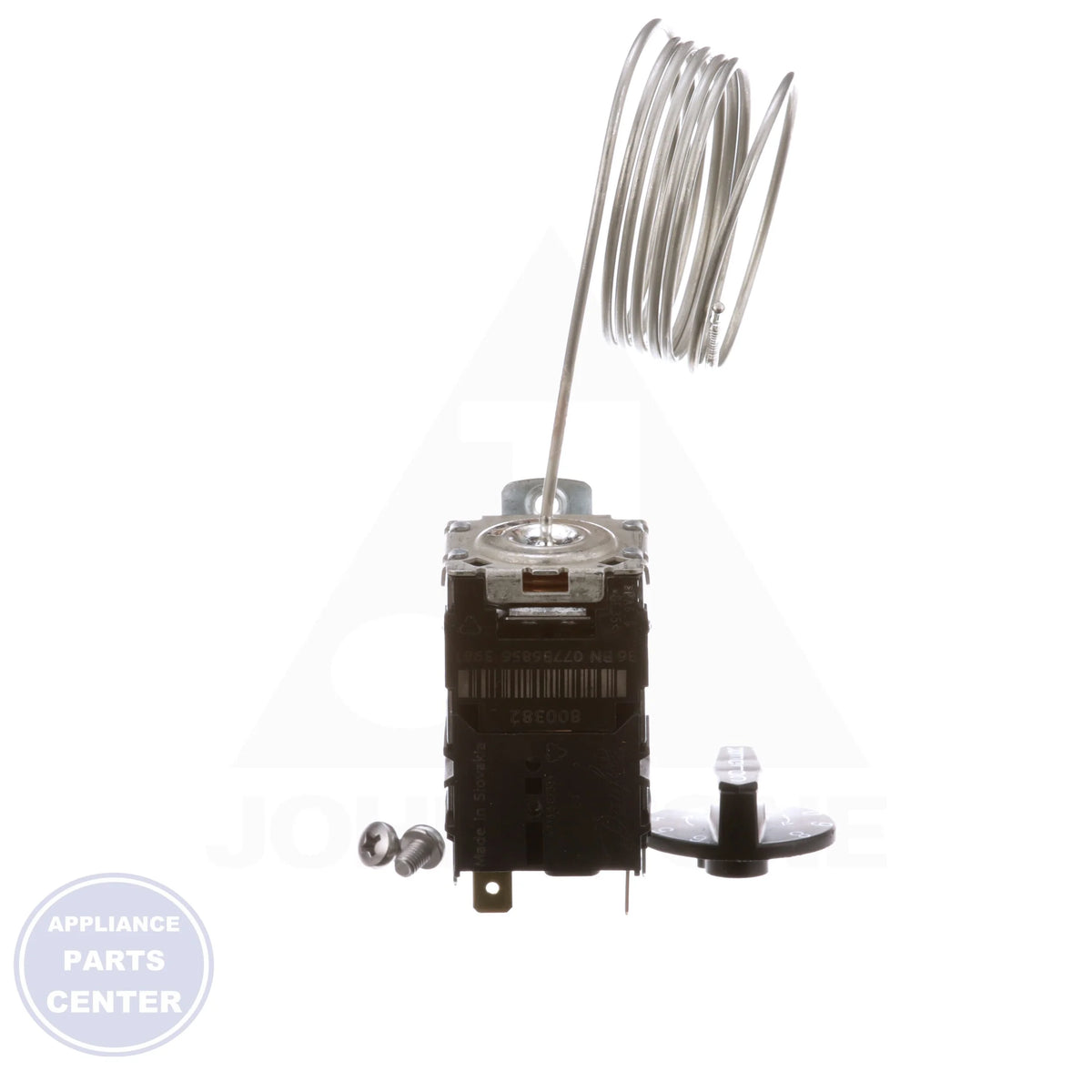 True OEM Temperature Control 800382 - Side view with precise temperature specifications