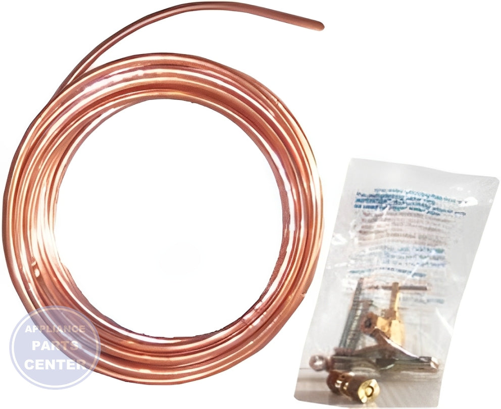 WHIRLPOOL REFRIGERATOR Water Supply Line Kit 8003RP - Installation in WPL Undefined showing key mounting points
