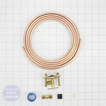 WHIRLPOOL REFRIGERATOR Water Supply Line Kit 8003RP - Installation in WPL Undefined showing key mounting points