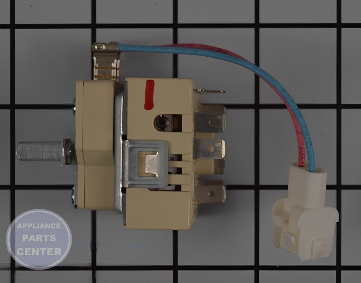 FRIGIDAIRE Oven Switch 807004702 - Installation in WCI model showing key mounting points
