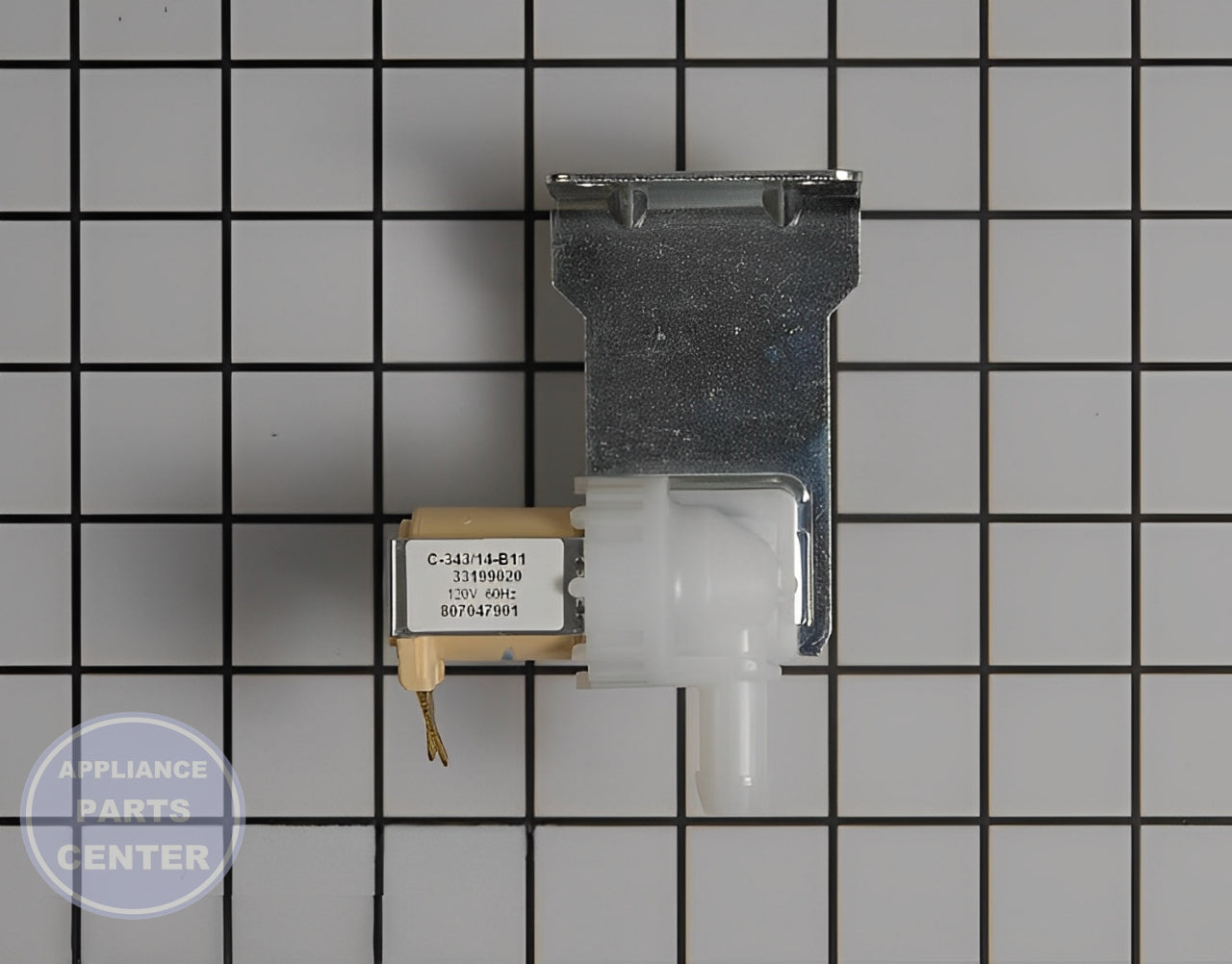 FRIGIDAIRE DISHWASHER INLET WATER VALVE 807047901 - Main view showing Valve & Float for FRIGIDAIRE specific models