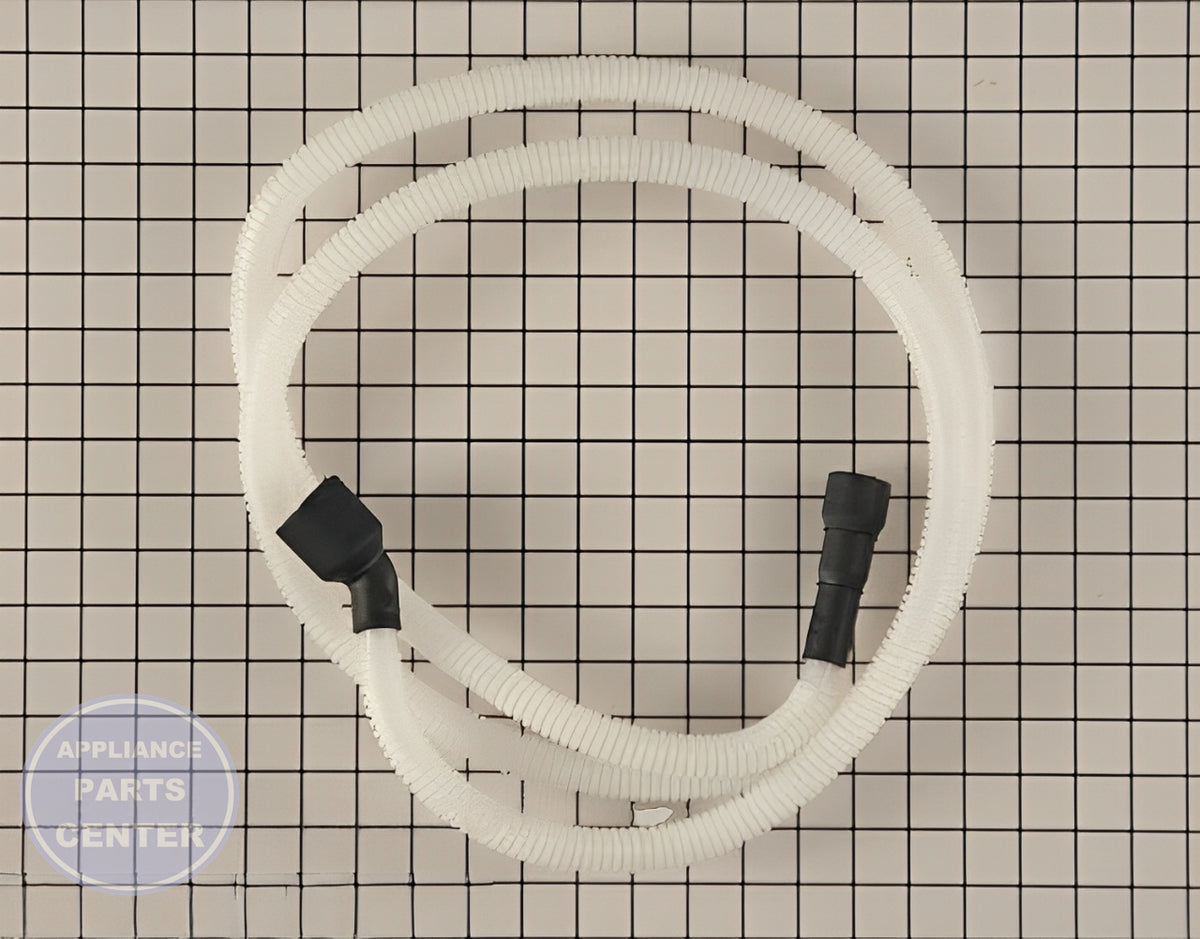 FRIGIDAIRE DISHWASHER DRAIN HOSE 807117001 - Main view showing flexible tubing for various models