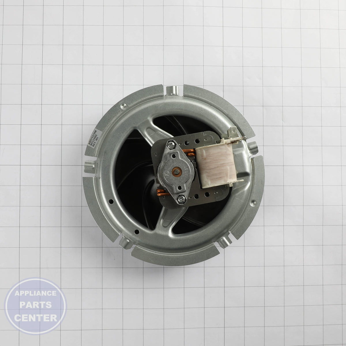 WCI MOTOR ASSEMBLY 807123002 - Installation in specific model showing key mounting points