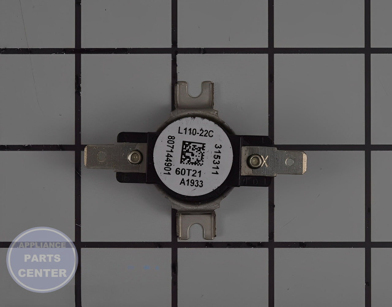 WCI THERMOSTAT 807144901 - Main view showing temperature control for specific models