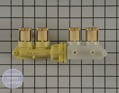 Speed Queen Mixing Valve 100-127V GHT - Installation in SPQ Washing Machine showing mounting points