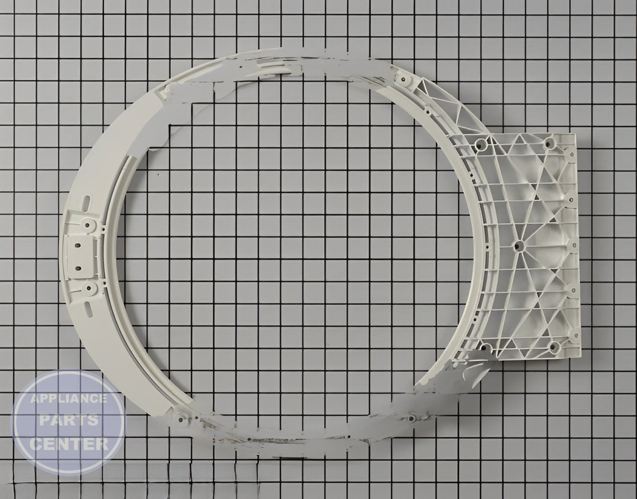 SPEED QUEEN WASHER DRYER INNER DOOR BEZEL KIT (WHITE) - Detailed view of enhanced durability