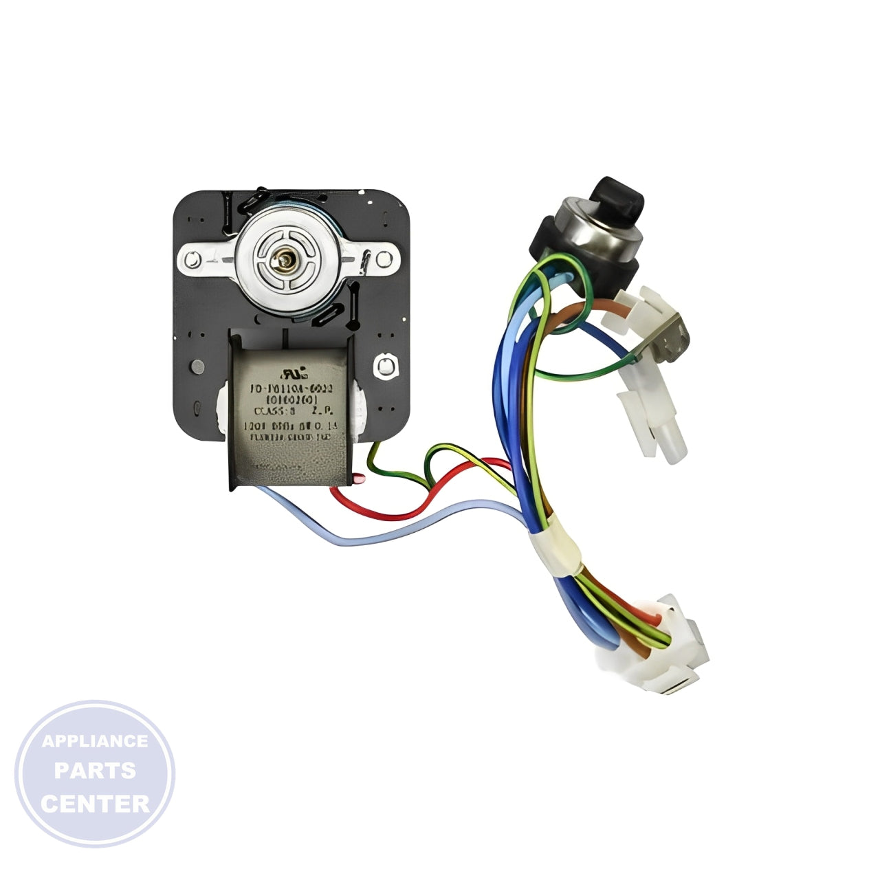 FRIGIDAIRE REFRIGERATOR MOTOR 808602602 - Main view showing motor design for specific models
