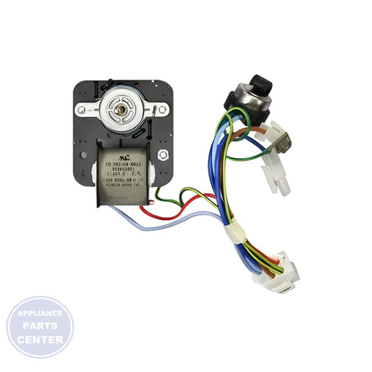 FRIGIDAIRE REFRIGERATOR MOTOR 808602602 - Main view showing motor design for specific models