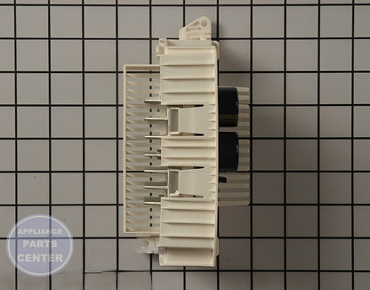 FRIGIDAIRE WASHER BOARD 808653801 - Detailed view of timer and circuit board details