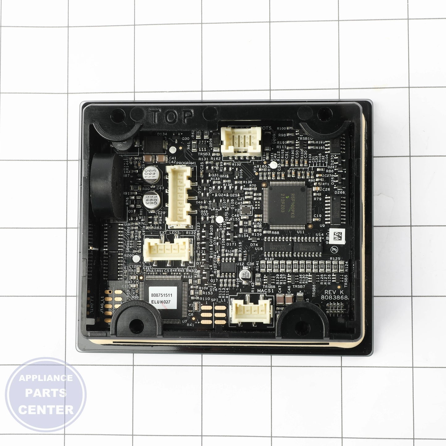 WCI CONTROL ASSEMBLY 808751511 - Installation in WCI model showing key mounting points