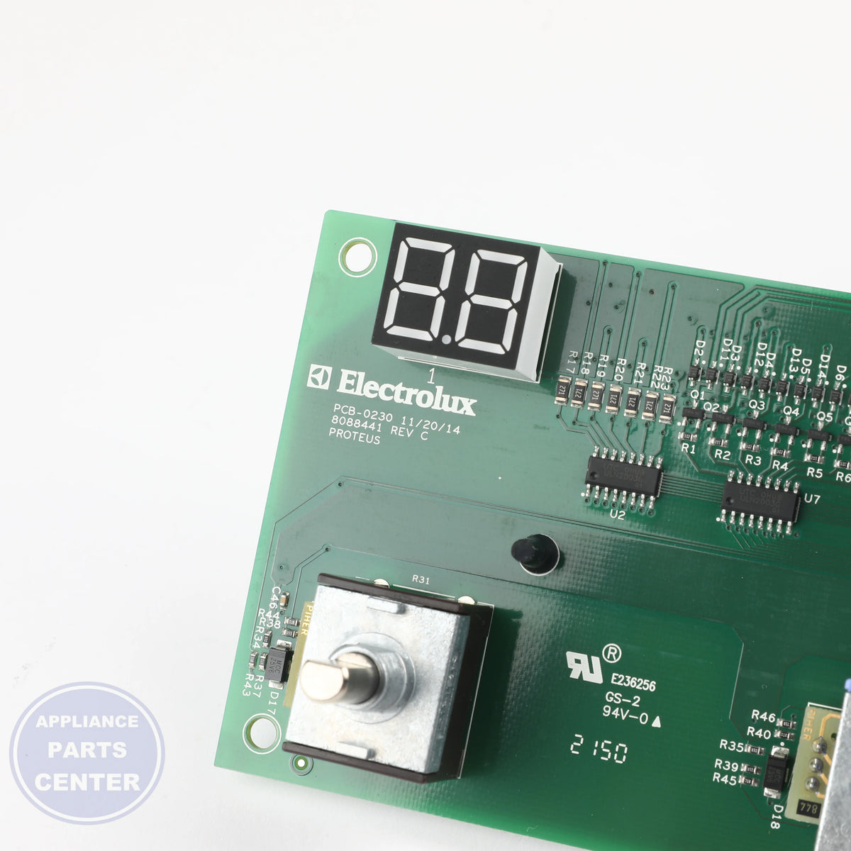 WCI BOARD ASSEMBLY 808844002 - Installation in WCI model showing key mounting points