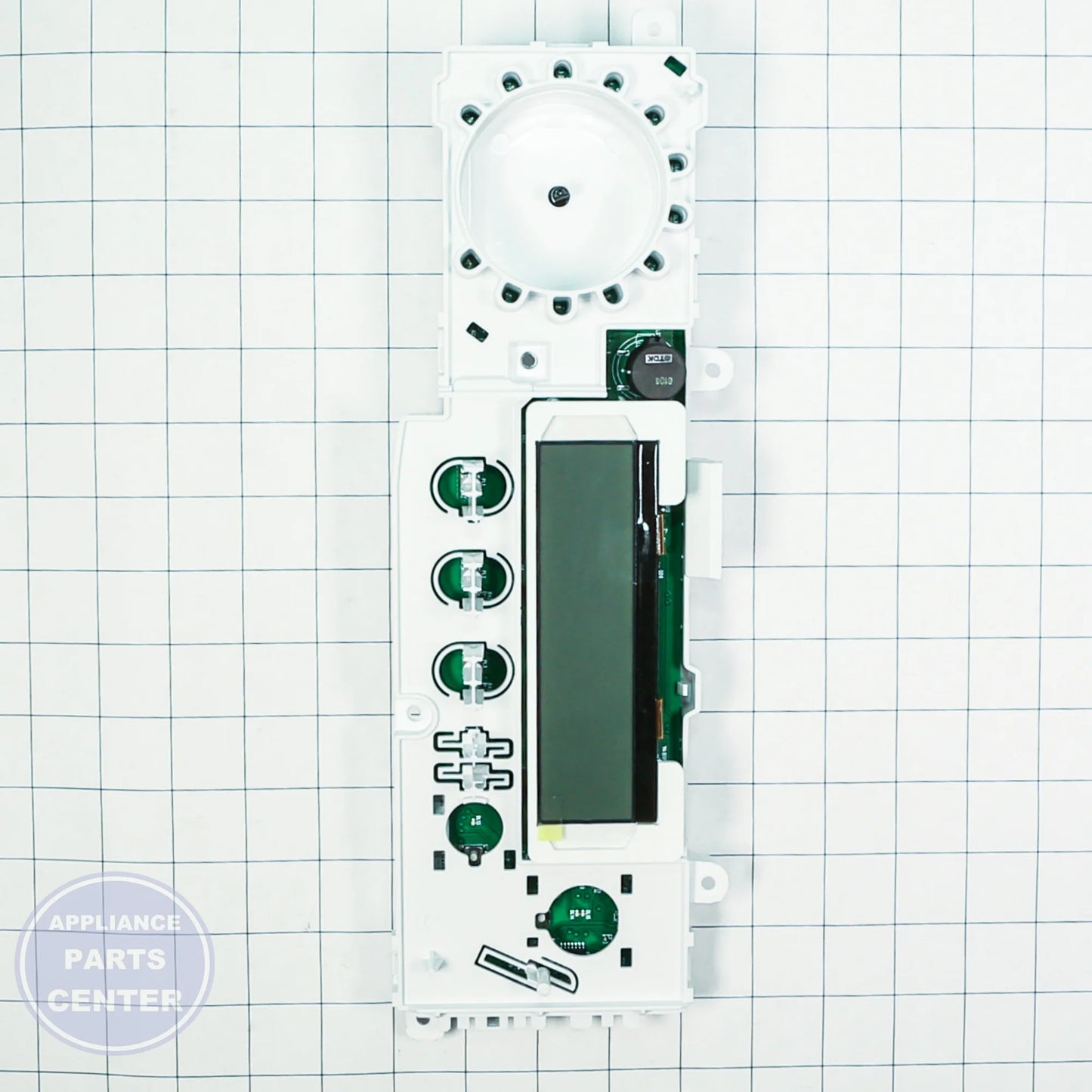 CONTROL BOARD 809020010 - Side view with exact measurements and specifications