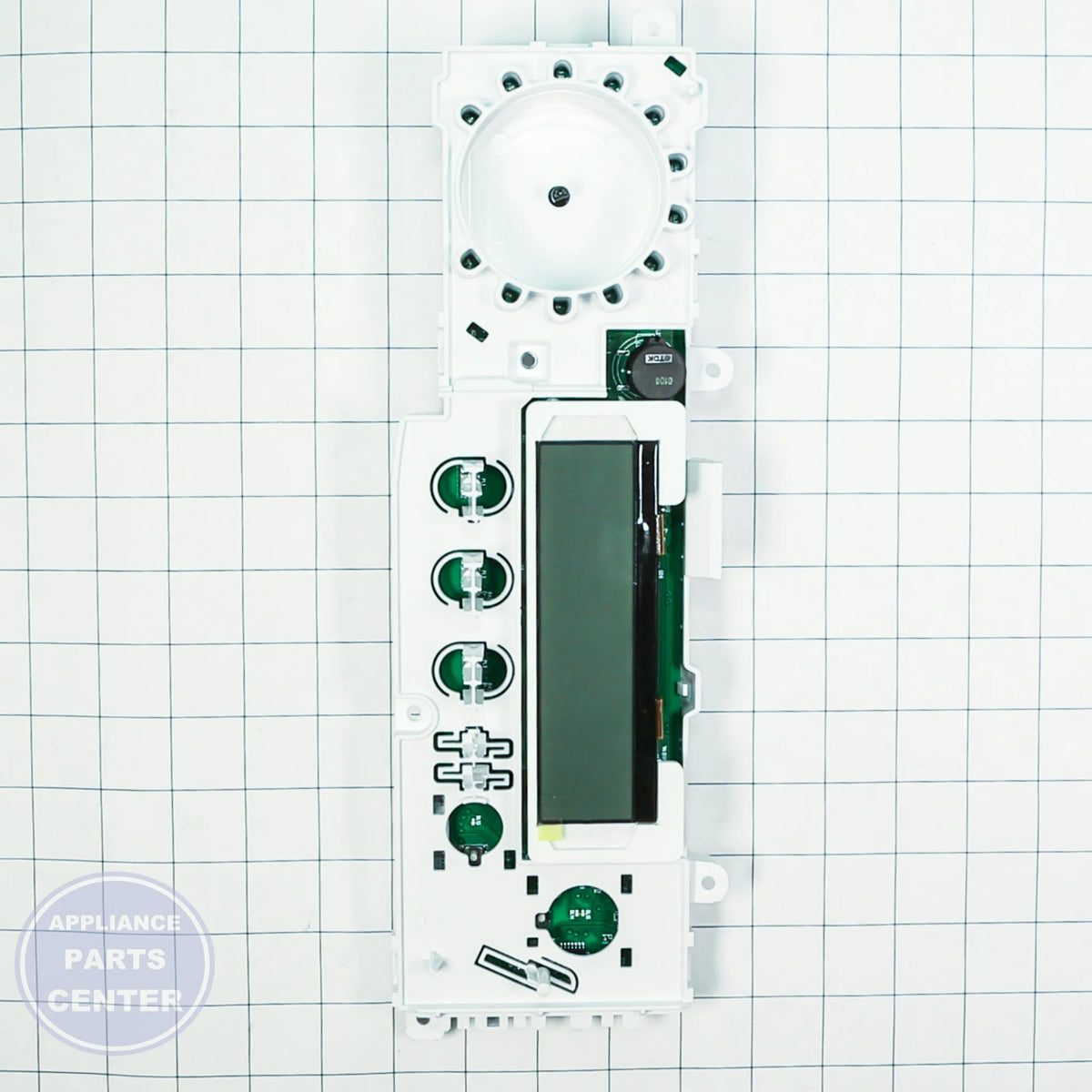 CONTROL BOARD 809020010 - Side view with exact measurements and specifications
