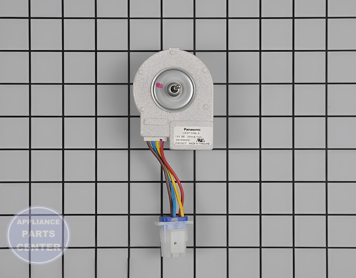 FRIGIDAIRE EVAPORATOR FAN MOTOR 809069220 - Side view with durable construction