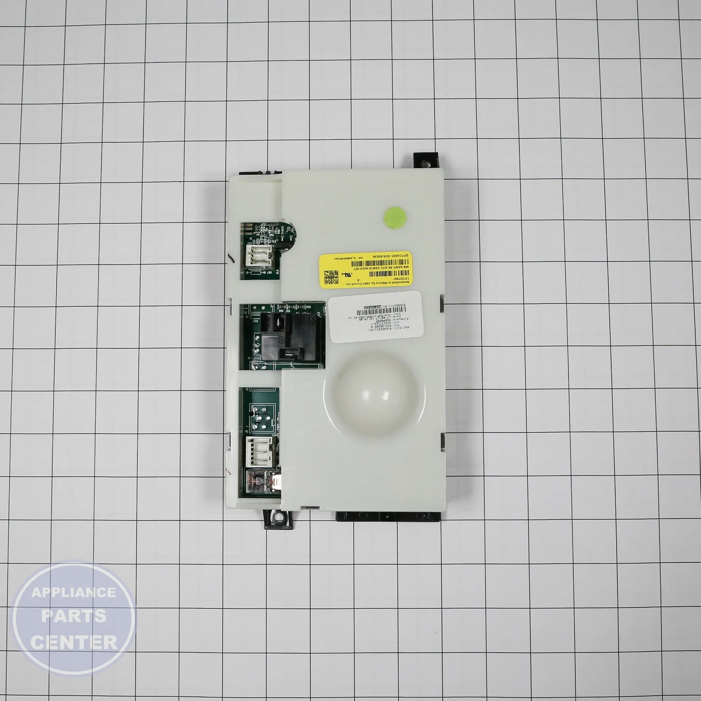 WCI CONTROL BOARD 809160320 - Installation in WCI Dryer showing key mounting points