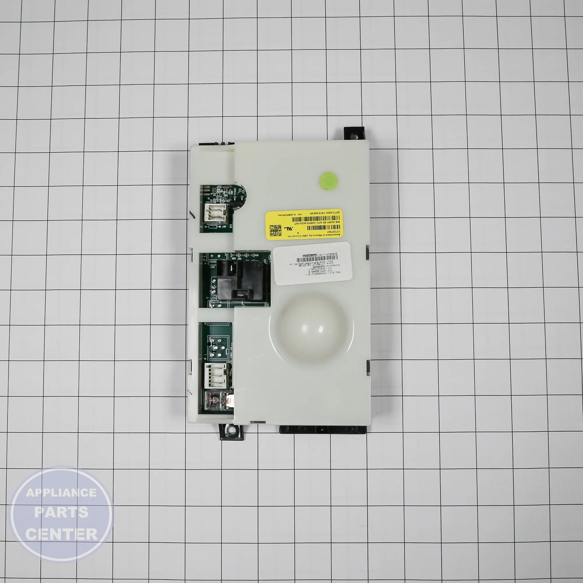 WCI CONTROL BOARD 809160320 - Installation in WCI Dryer showing key mounting points