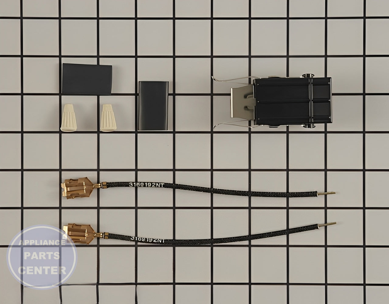 Whirlpool WHIRLPOOL RECEPTACLE KIT 814399 - Detailed view of wire connector