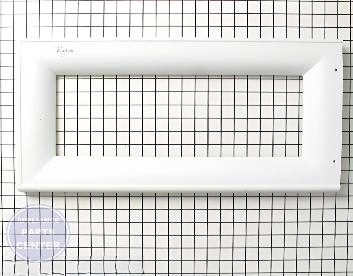 Whirlpool Microwave Door Frame 8169481 - Main view showing tight seal for Whirlpool models
