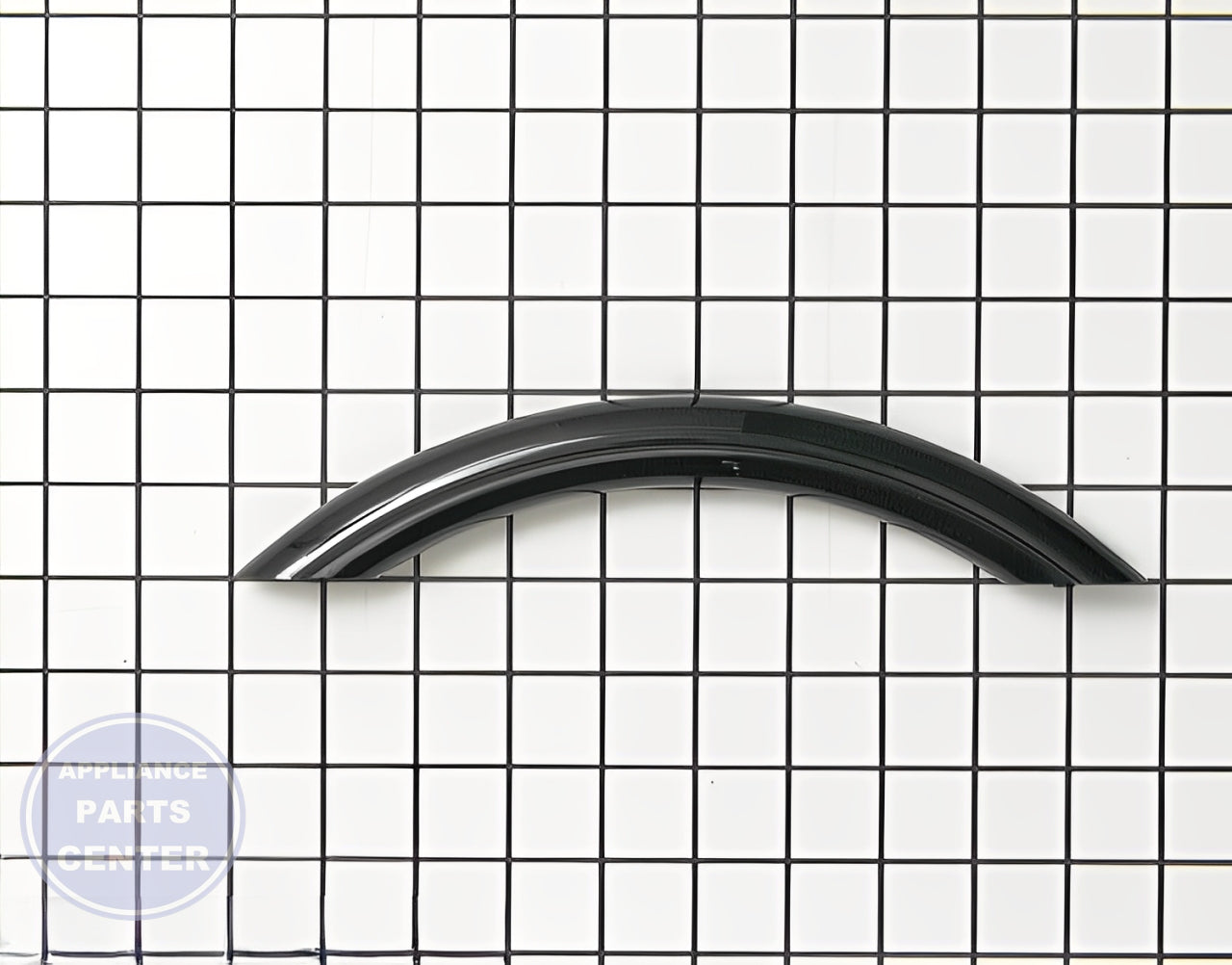 Whirlpool Microwave Door Handle 8169738 - Main view showing ergonomic grip for Whirlpool models