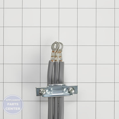 WHIRLPOOL DRYER 6' 3-WIRE 30 AMP POWER CORD - Detailed view of 6 feet length
