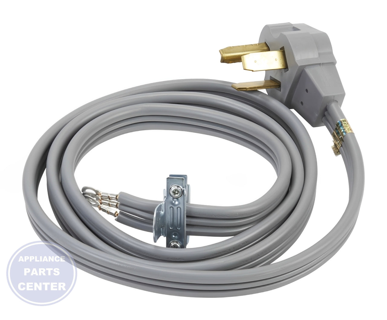 WHIRLPOOL DRYER 6' 3-WIRE 30 AMP POWER CORD - Main view showing 3 wires for WHIRLPOOL models