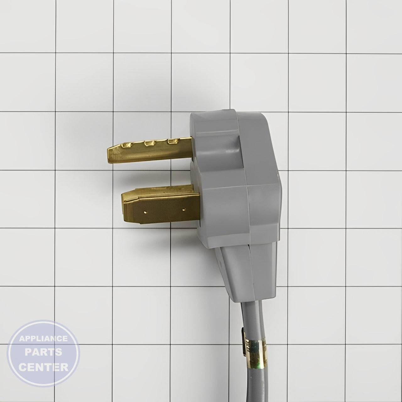 WHIRLPOOL DRYER 6' 3-WIRE 30 AMP POWER CORD - Installation in WHIRLPOOL dryer showing secure mounting points