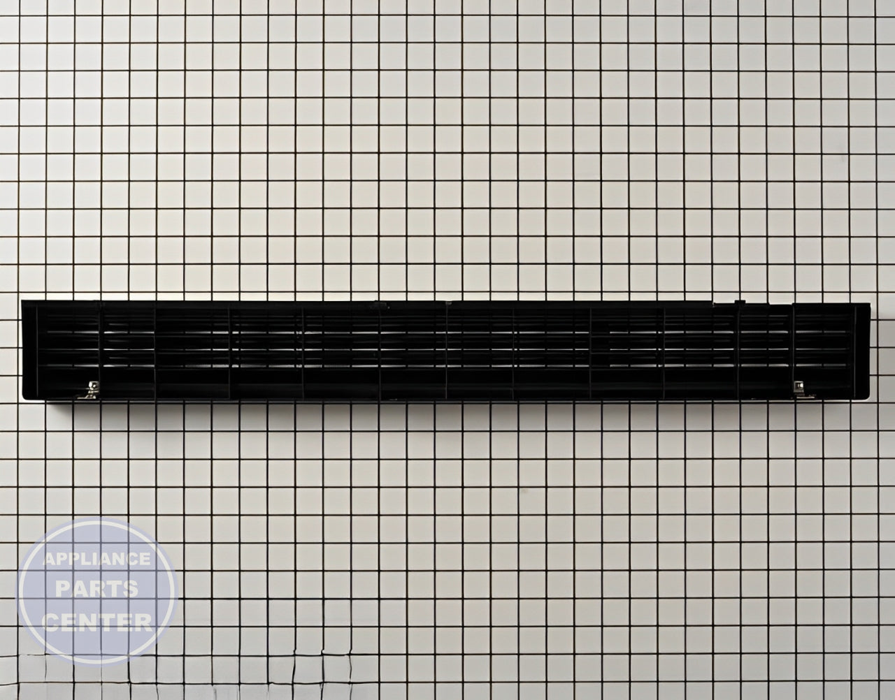 WHIRLPOOL MICROWAVE OVEN VENT GRILLE BLACK 8183851 - Detailed view of specified technical details