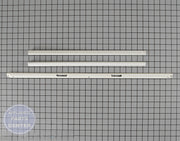WHIRLPOOL RANGE OVEN WHITE DOOR TRIM KIT 8184859 - Main view showing sleek design for various models