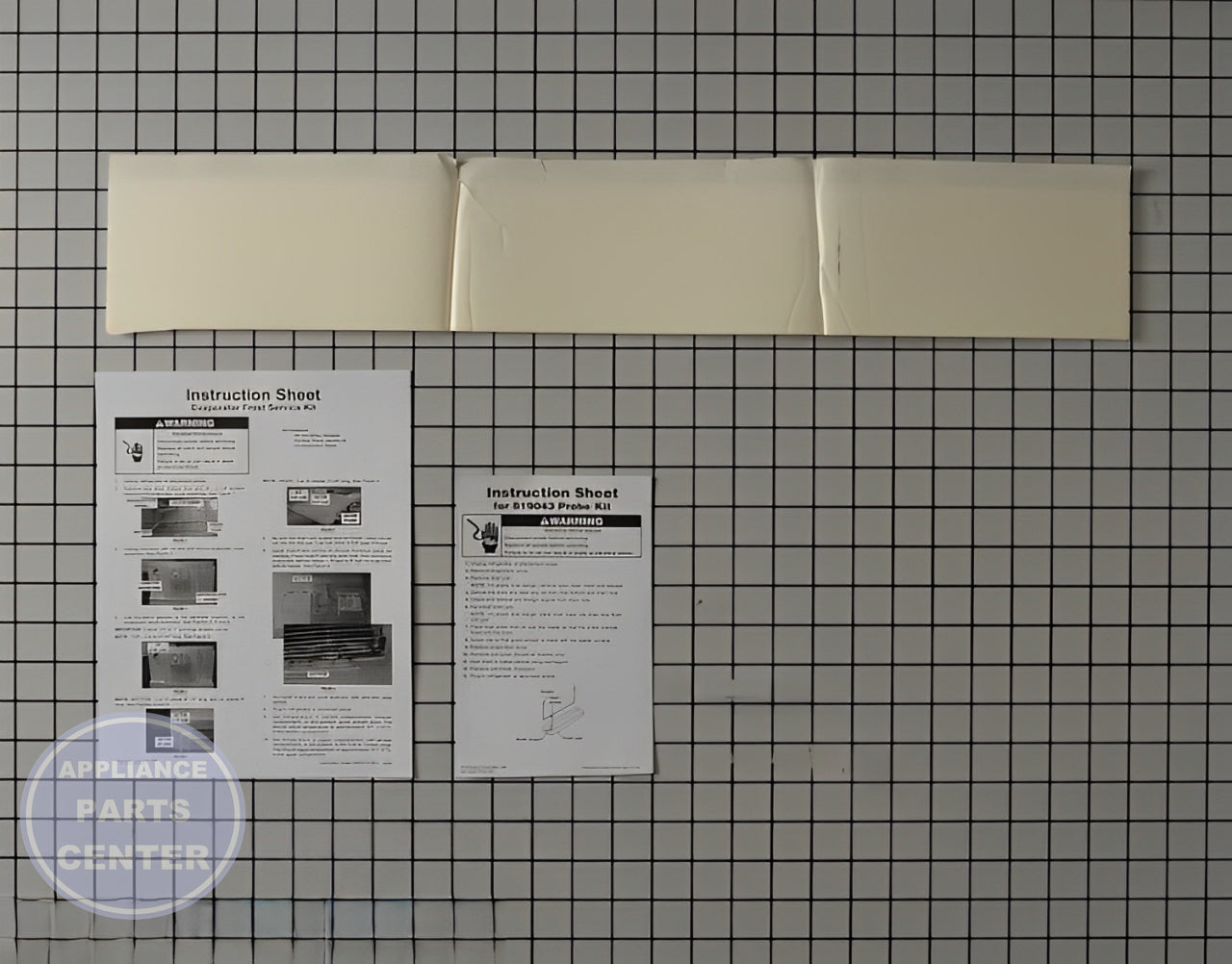 WHIRLPOOL REFRIGERATOR DEFROST DRAIN TUBE HEAT PROBE 819043 - Main view showing frost prevention for specific models