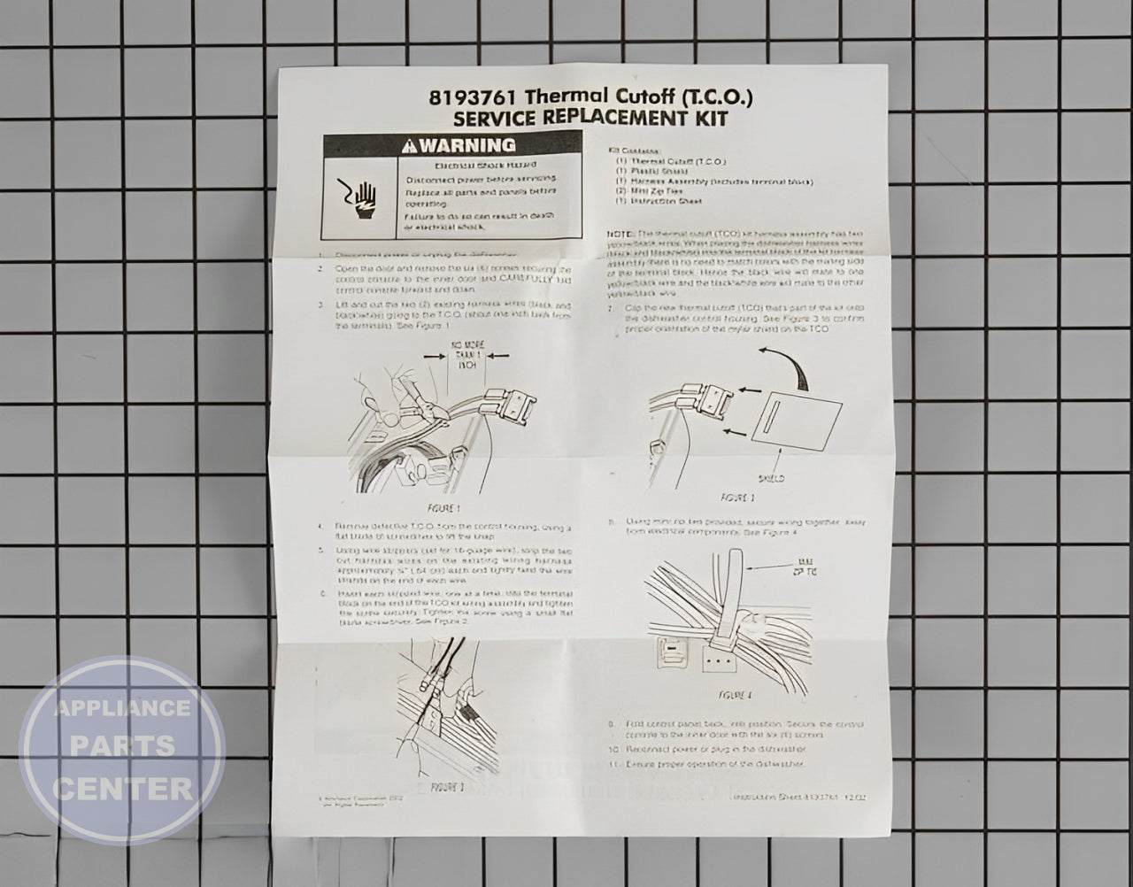 WHIRLPOOL FUSE KIT 8193762 - Detailed view of Fuse, Thermal Fuse & Breaker