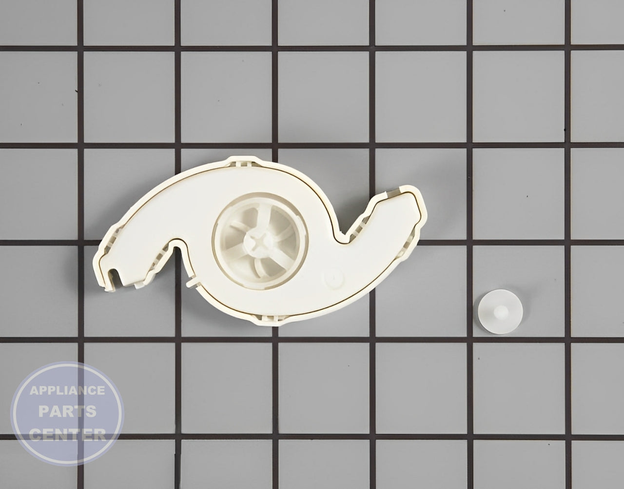 WHIRLPOOL SPINNER KIT 8193983 - Detailed view of wash arm & wash arm support
