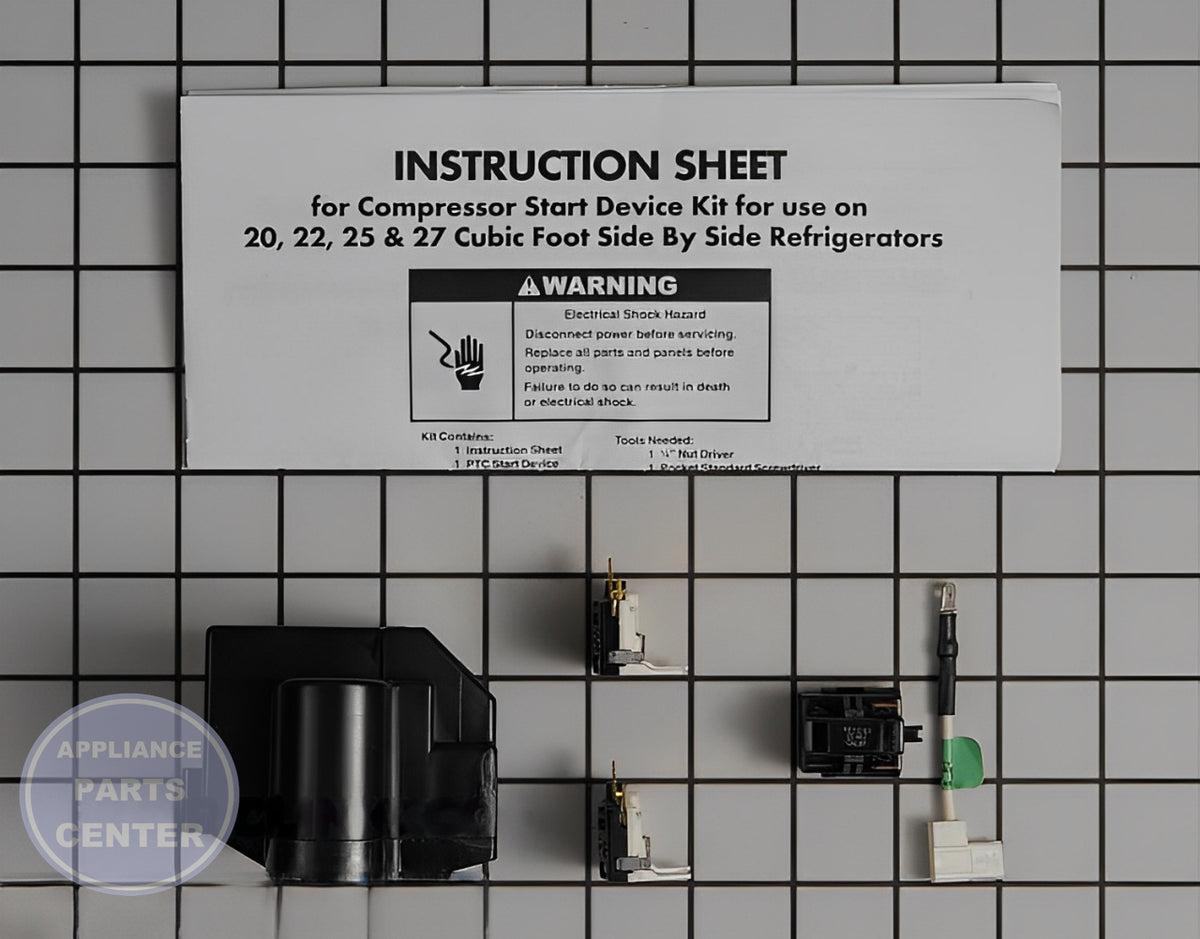 Relay and Overload Kit 8201799 - Side view with standard specifications