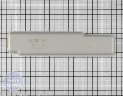 WHIRLPOOL REFRIGERATOR EVAPORATOR TRAY 8201826 - Side view with precise measurements