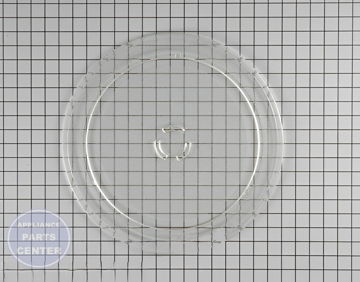 Whirlpool Glass Tray 8205992 - Main view showing precise fit for Whirlpool and KitchenAid models