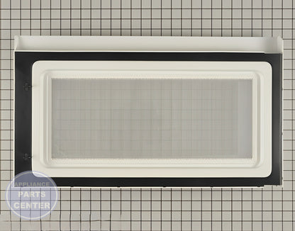 WHIRLPOOL MICROWAVE DOOR 8206394 - Detailed view of durable construction