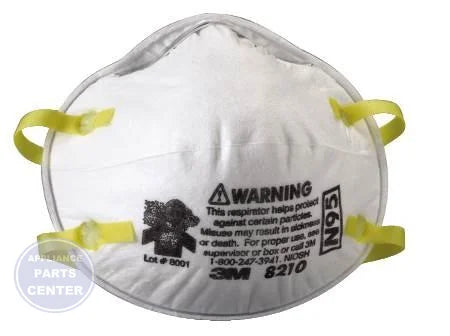 [Brand] Respirator 8210 - Main view showing adjustable straps for various models