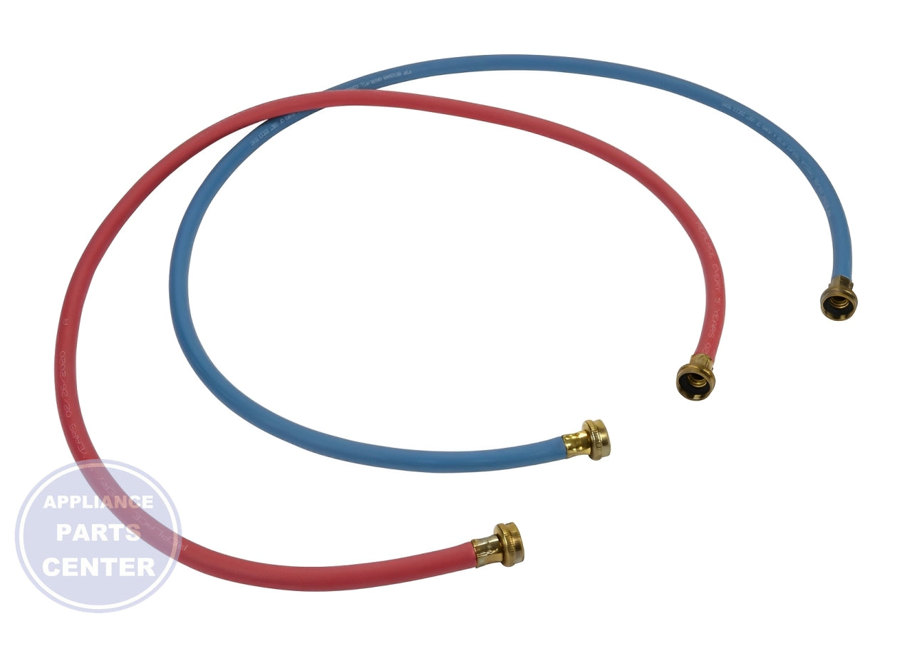 Washer 8212545RP - Side view with 5-foot length and red/blue identification