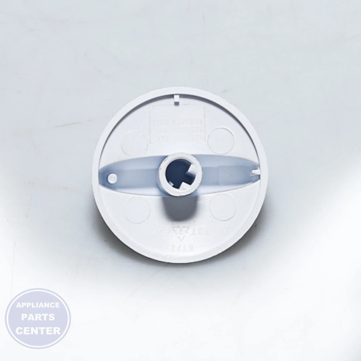 KNOB, WPL GAS WH 8285072 - Side view with durable material and universal fit