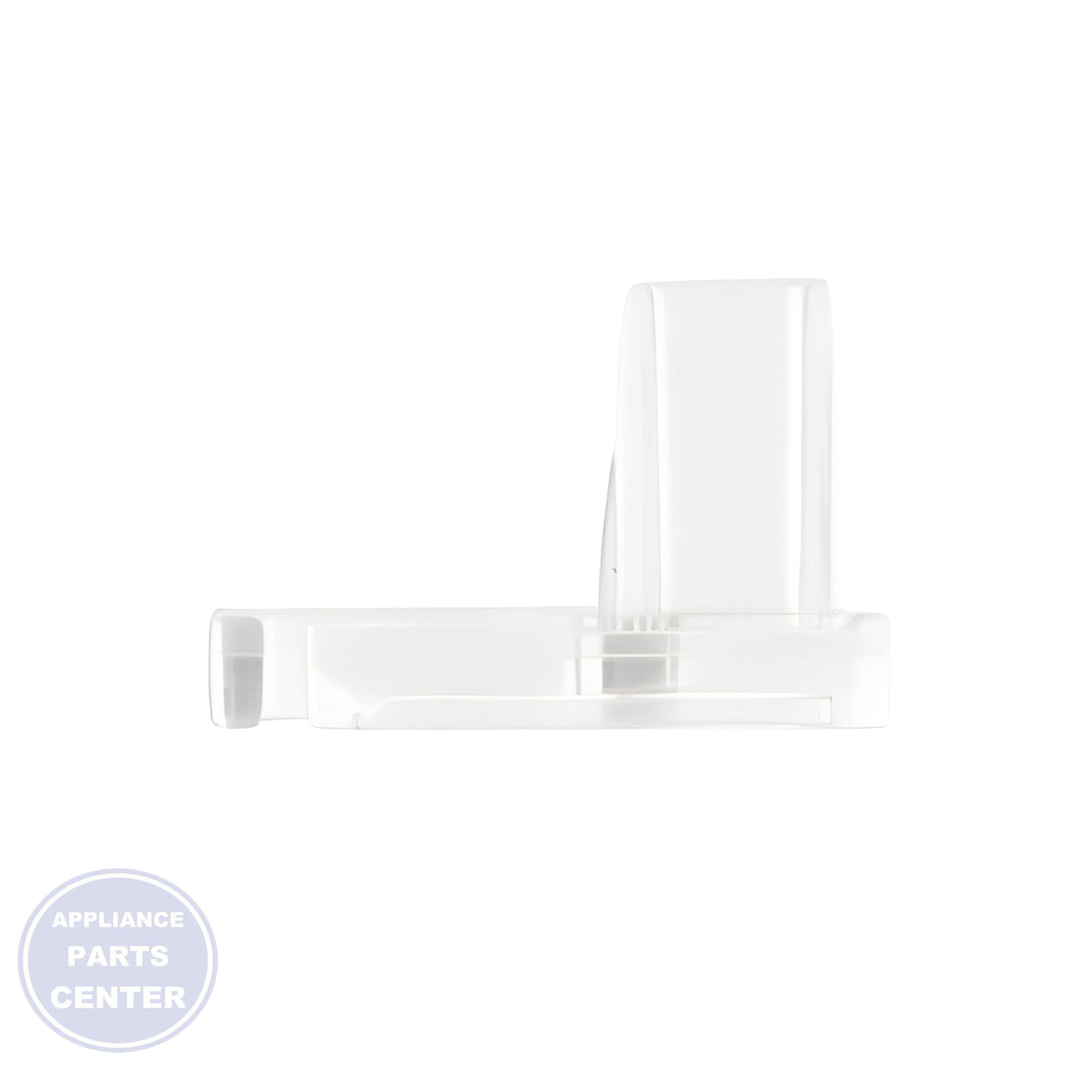 FISHER & PAYKEL REFRIGERATOR PLUG TRIM SHELF RIGHT 836567 - Side view with 15 lbs weight capacity
