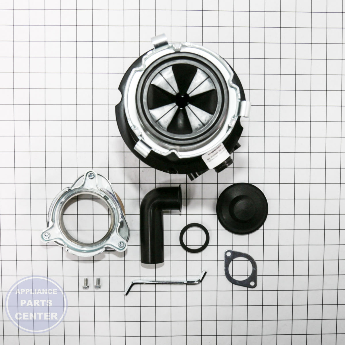 WPL DISPOSER (WG1202XH) 84211601 - Installation in various models showing key mounting points