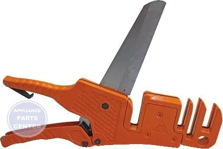 [Brand] Line Set Cover Cutter 84380 - Main view showing one-touch open/close feature for SlimDuct