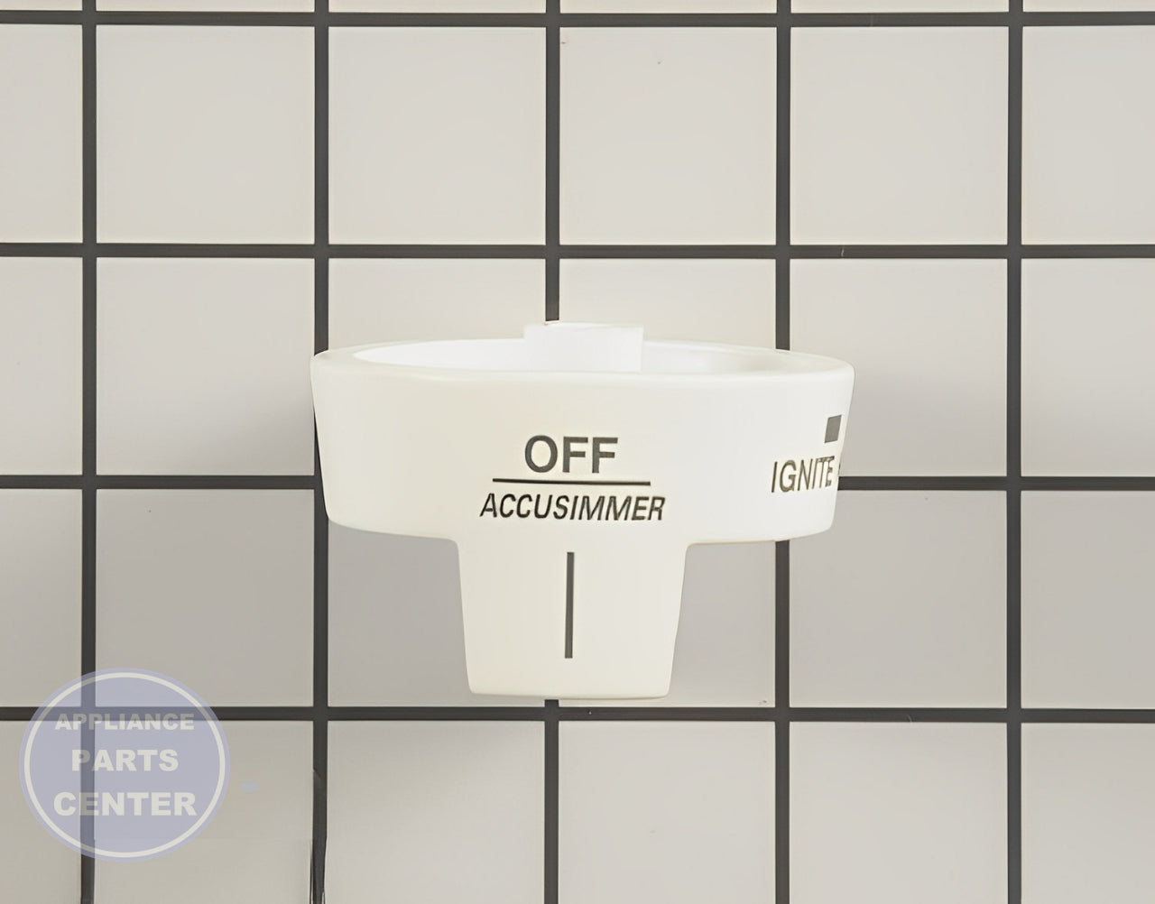 Control Knob 8522625 - Detailed view of durable dial button assembly