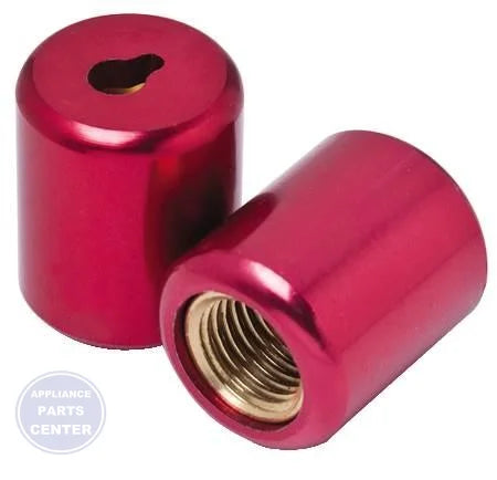 R410 Tamper Proof Cap 86683 - Main view showing color-coded caps for B21-133 models