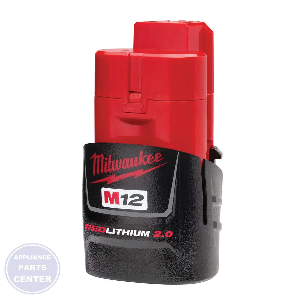 MILWAUKEE M12 REDLITHIUM 2.0 48-11-2420 COMPACT BATTERY PACK - Main view showing long-lasting power for PPG models