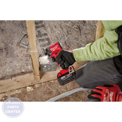 MILWAUKEE M18 FUEL 2953-22 HEX IMPACT DRIVER KIT, 1/4 HEX - Installation in PPG Washing Machine showing key mounting points