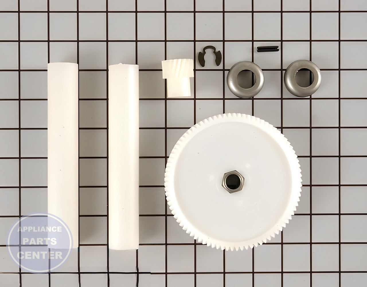 WHIRLPOOL TRASH COMPACTOR GEAR DRIVE KIT 882699 - Main view showing Transmission, Brake & Clutch for specific models