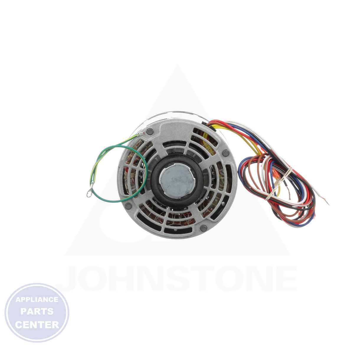 Blower Motor 48 Frame Permanent Split Capacitor 8904 - Side view with 5-5/8" diameter and 66% efficiency