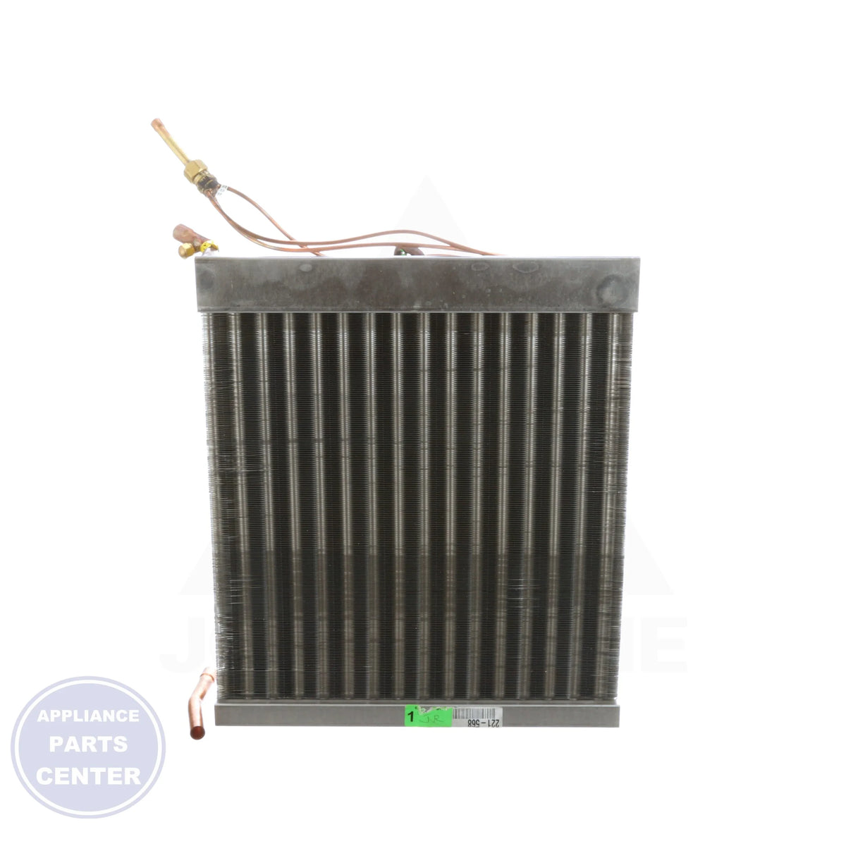 Coil Vertical 9-320-284P - Side view with precise OEM measurements