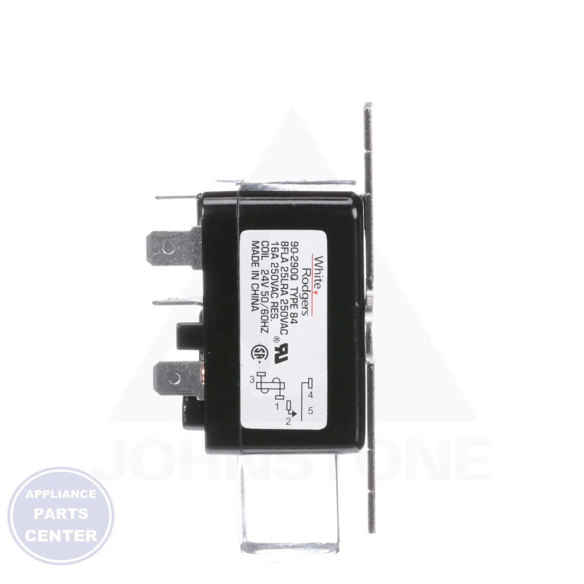 Enclosed Fan Relay 90-290Q - Detailed view of SPNO switch action