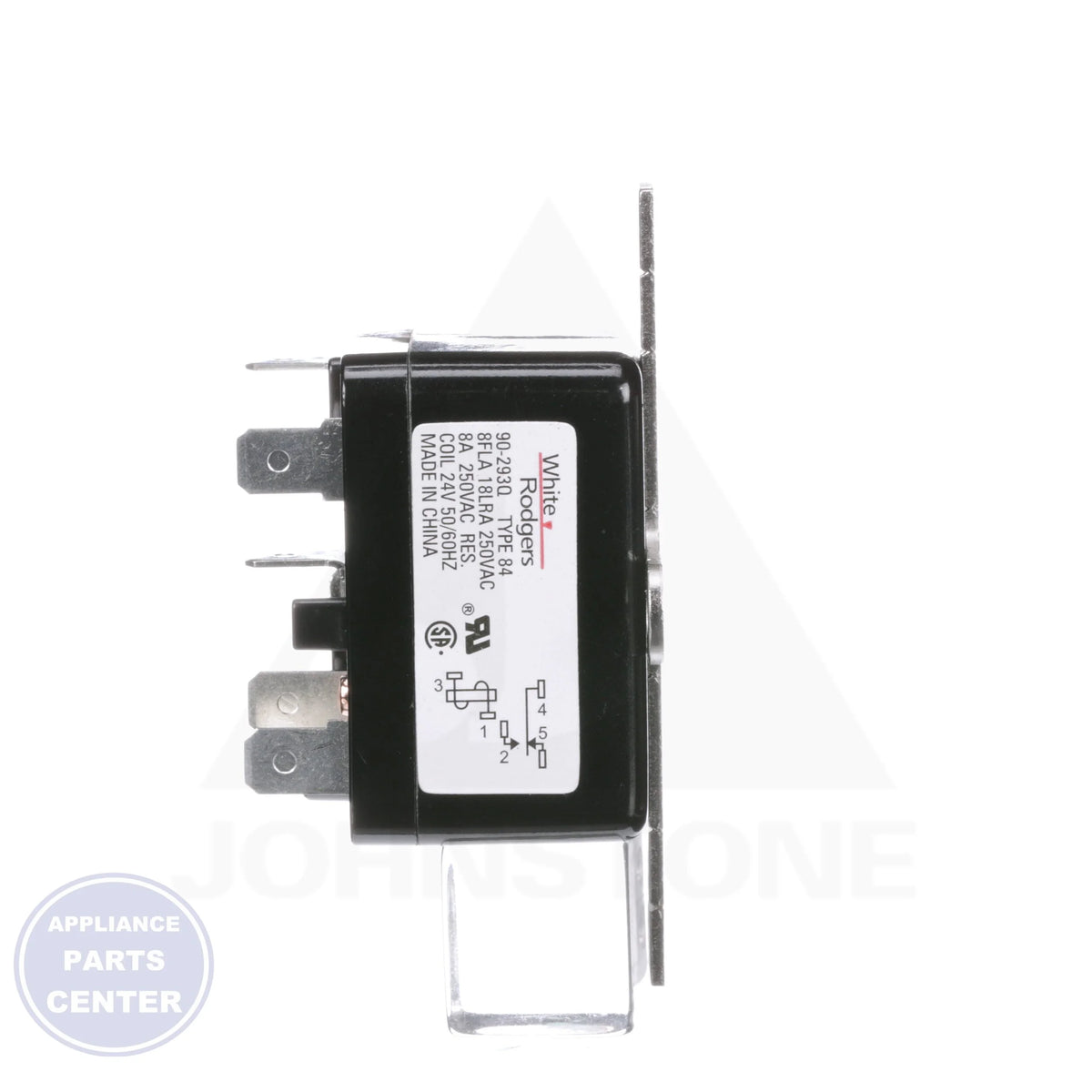 Enclosed Fan Relay 90-293Q - Detailed view of SPDT switch action